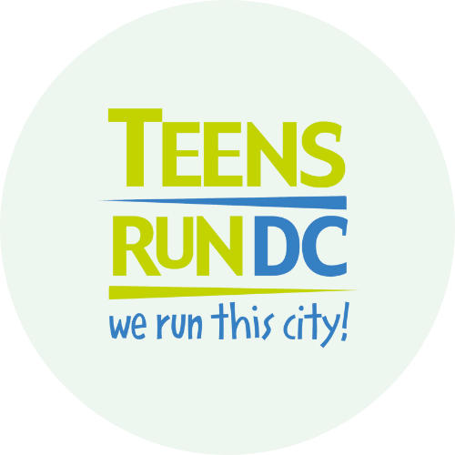 Teens Run DC Logo Green Background